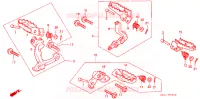 REPOSE PIED pour Honda XR 250 R de 1991