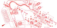 AMORTISSEUR ARRIERE pour Honda XR 250 R de 1989