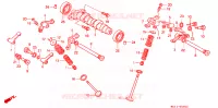 ARBRE A CAMES   SOUPAPE pour Honda XR 250 R de 1989