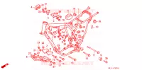 CADRE pour Honda XR 250 R de 1989