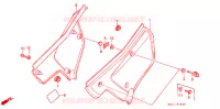 COUVERCLES LATERAUX pour Honda XR 250 R de 1989