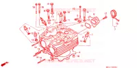 CULASSE pour Honda XR 250 R de 1989