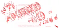 EMBRAYAGE pour Honda XR 250 R de 1989