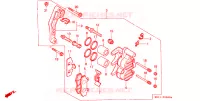 ETRIER DE FREIN AVANT pour Honda XR 250 R de 1989