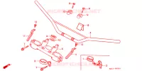 GUIDON   TE DE FOURCHE pour Honda XR 250 R de 1989