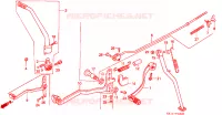 PEDALE   KICK pour Honda XR 250 R de 1989