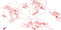 REPOSE PIED pour Honda XR 250 R de 1989