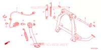 BEQUILLE pour Honda NC 750 DRIVING SHOOL YB de 2017