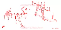 BEQUILLE pour Honda GL 1800 GOLD WING ABS de 2009