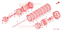 EMBRAYAGE pour Honda GL 1800 GOLD WING ABS de 2009