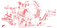 GUIDON   TE DE FOURCHE pour Honda GL 1800 GOLD WING ABS de 2009