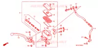 MAITRE CYLINDRE DE FREIN AVANT pour Honda GL 1800 GOLD WING ABS de 2009