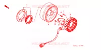 ALTERNATEUR pour Honda FOURTRAX 500 RUBICON Hydrostatic de 2007