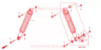 AMORTISSEUR AVANT pour Honda FOURTRAX 500 RUBICON Hydrostatic de 2007