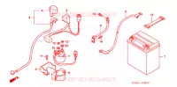 BATTERIE pour Honda FOURTRAX 500 RUBICON Hydrostatic de 2007