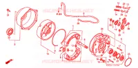 FLASQUE   MACHOIRES DE FREIN ARRIERE pour Honda FOURTRAX 500 RUBICON Hydrostatic de 2007
