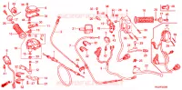 LEVIER DE GUIDON   CABLE   COMMODO pour Honda FOURTRAX 500 RUBICON Hydrostatic de 2007