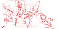 MAITRE CYLINDRE DE FREIN AVANT pour Honda FOURTRAX 500 RUBICON Hydrostatic de 2007