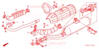 SILENCIEUX D'ECHAPPEMENT pour Honda FOURTRAX 500 RUBICON Hydrostatic de 2007