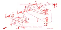 TRIANGLES AVANT pour Honda FOURTRAX 500 RUBICON Hydrostatic de 2007