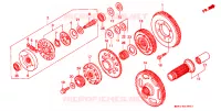 TRANSMISSION PRIMAIRE pour Honda GL 1500 GOLD WING de 1989