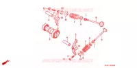 ARBRE A CAMES   SOUPAPE pour Honda LITTLE CUB 50 de 2000