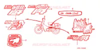 AUTOCOLLANTS pour Honda LITTLE CUB 50 de 2000
