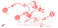 CLIGNOTANT pour Honda LITTLE CUB 50 de 2000