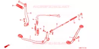 PEDALE   KICK pour Honda LITTLE CUB 50 de 2000