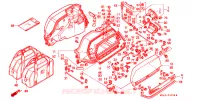 SACOCHE pour Honda GL 1500 GOLD WING ASPENCADE de 1992