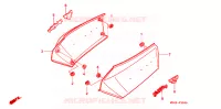 COUVERCLES LATERAUX pour Honda GL 1500 GOLD WING ASPENCADE de 1994