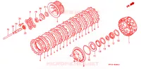 EMBRAYAGE pour Honda GL 1500 GOLD WING ASPENCADE de 1994