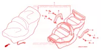 SELLE pour Honda GL 1500 GOLD WING ASPENCADE de 1994