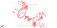 CACHES DISQUES pour Honda GL 1500 GOLD WING INTERSTATE de 1992
