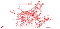 CADRE pour Honda GL 1500 GOLD WING INTERSTATE de 1992