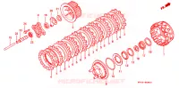 EMBRAYAGE pour Honda GL 1500 GOLD WING INTERSTATE de 1992