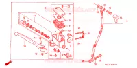 MAITRE CYLINDRE DE FREIN AVANT pour Honda GL 1500 GOLD WING INTERSTATE de 1992