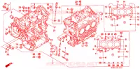 BLOC CYLINDRES pour Honda GL 1500 GOLD WING SE de 1998