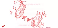 CACHES DISQUES pour Honda GL 1500 GOLD WING SE de 1998