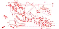 PARE BRISE pour Honda GL 1500 GOLD WING SE de 1998