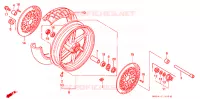 ROUE AVANT pour Honda CBR 900 RR de 1993