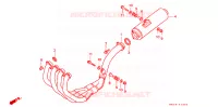 SILENCIEUX D'ECHAPPEMENT pour Honda CBR 900 RR de 1996