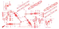 ARBRE A CAMES   SOUPAPE pour Honda GL 1500 GOLD WING de 1989