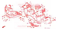 CARENAGE pour Honda GL 1500 GOLD WING de 1989