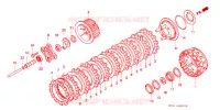 EMBRAYAGE pour Honda GL 1500 GOLD WING de 1989