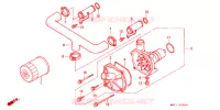 FILTRE A HUILE   POMPE A EAU pour Honda GL 1500 GOLD WING de 1989