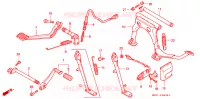 PEDALE   BEQUILLE pour Honda GL 1500 GOLD WING de 1989
