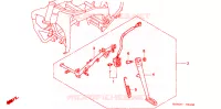 BEQUILLE LATERALE pour Honda GL 1500 GOLD WING SE de 2000