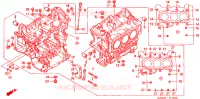 BLOC CYLINDRES pour Honda GL 1500 GOLD WING SE de 2000