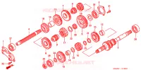 BOITE DE VITESSES pour Honda GL 1500 GOLD WING SE de 2000